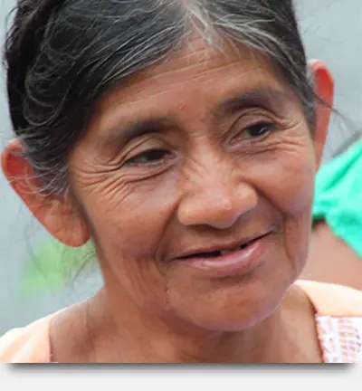 Dona Dominga, a Seeds Program Participant.