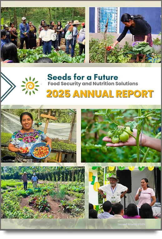 Informe anual «Semillas para el futuro» 2025. Portada Wh 04