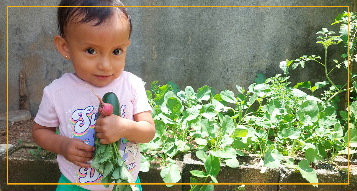Niño participante en el programa e informe anual de impacto del programa